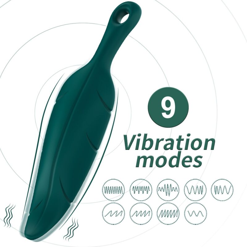 ARMONY - ESTIMULADOR E VIBRADOR FOLHA VERDE 1 Armony - estimulador e vibrador folha verde