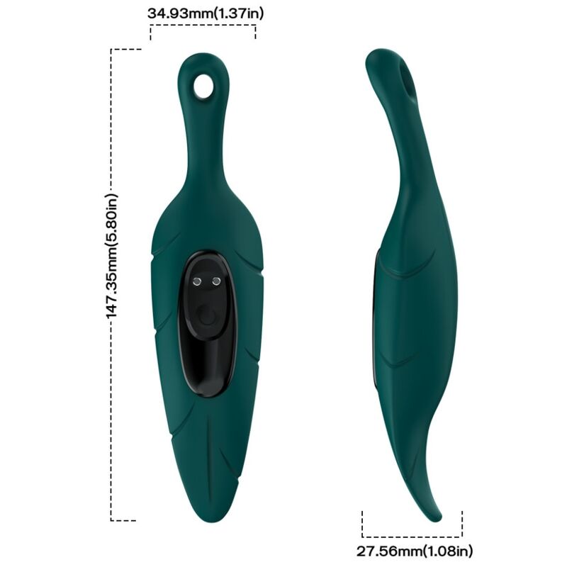 ARMONY - ESTIMULADOR E VIBRADOR FOLHA VERDE 4 Armony - estimulador e vibrador folha verde - image 4