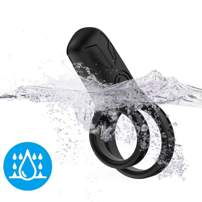 ARMONY - VIBRADOR DE ANEL DUPLO PRETO 3 Armony - vibrador de anel duplo preto - image 3