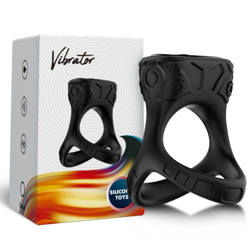 ARMONY - VIBRADOR DE ANEL E MULTPOSIÇÃO PRETO 5 Armony - vibrador de anel e multposição preto - image 5