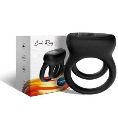 Armony - vibrador de anel duplo preto armony for him caliente. Pt