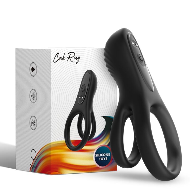 ARMONY - VIBRADOR DE ANEL DUPLO PRETO 5 Armony - vibrador de anel duplo preto - image 5