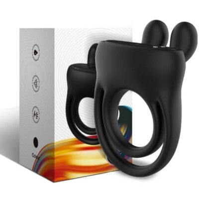 Armony - anel vibrador coelho preto armony for him caliente. Pt