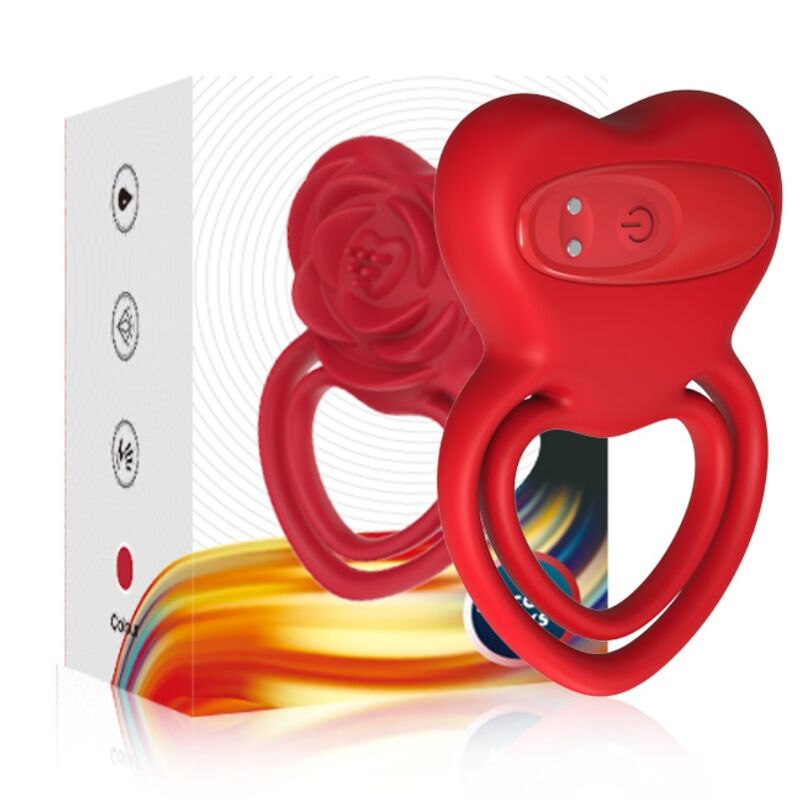 ARMONY - ANEL VIBRADOR CORAÇÃO VERMELHO 5 Armony - anel vibrador coração vermelho - image 5