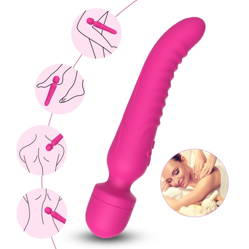 ARMONY - MASSAGER MISSÃO E VIBRADOR EFEITO DE CALOR FÚCSIA 2 Armony - massager missão e vibrador efeito de calor fúcsia - image 2