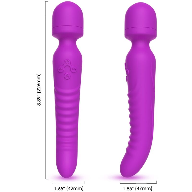 ARMONY - MASSAGER MISSION E VIBRADOR EFEITO DE CALOR ROXO 2 Armony - massager mission e vibrador efeito de calor roxo - image 2