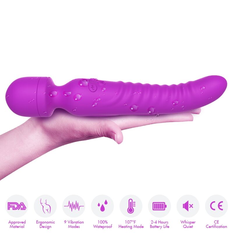 ARMONY - MASSAGER MISSION E VIBRADOR EFEITO DE CALOR ROXO 3 Armony - massager mission e vibrador efeito de calor roxo - image 3