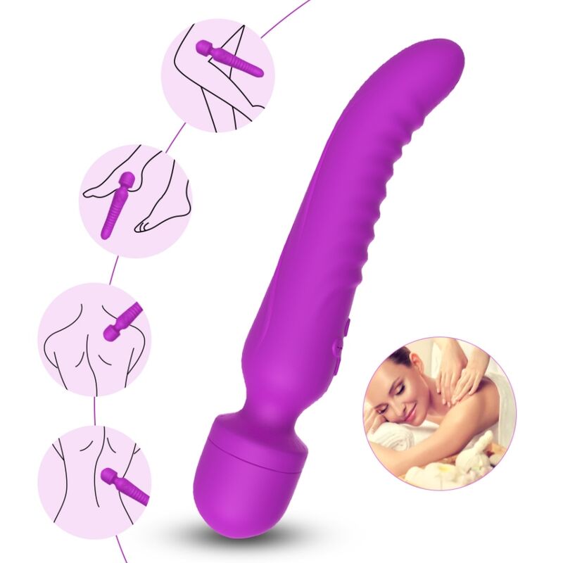 ARMONY - MASSAGER MISSION E VIBRADOR EFEITO DE CALOR ROXO 1 Armony - massager mission e vibrador efeito de calor roxo