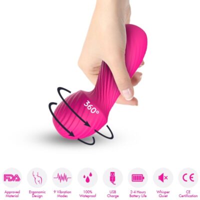 Alternative view of ARMONY - DAZZLE MASSAGER E VIBRADOR PEQUENO FÚCSIA