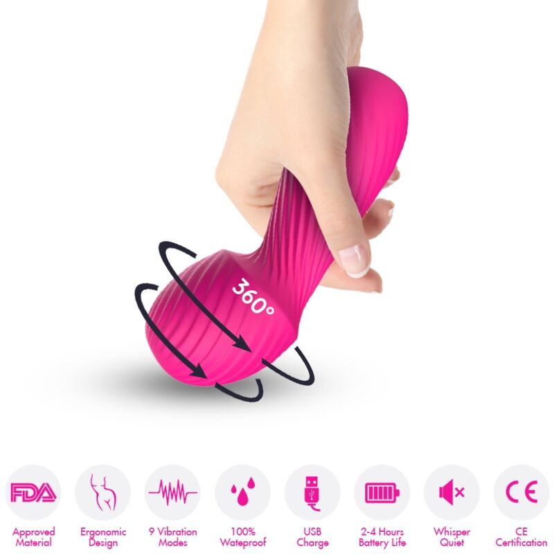 ARMONY - DAZZLE MASSAGER E VIBRADOR PEQUENO FÚCSIA 2 Armony - dazzle massager e vibrador pequeno fúcsia - image 2