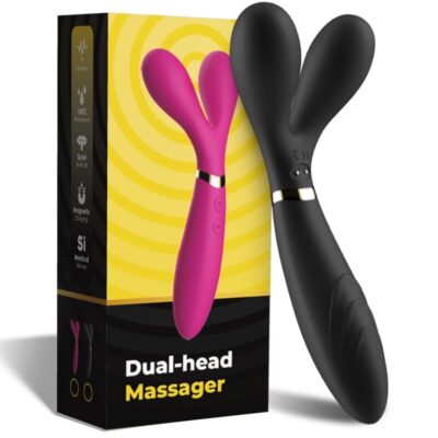 Armony - massager y-wand e vibrador cabeça dupla preto armony massagers caliente. Pt