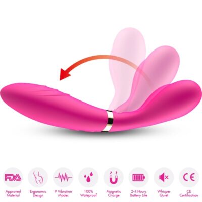 Armony - massager y-wand e vibrador cabeça dupla fúcsia armony massagers caliente. Pt