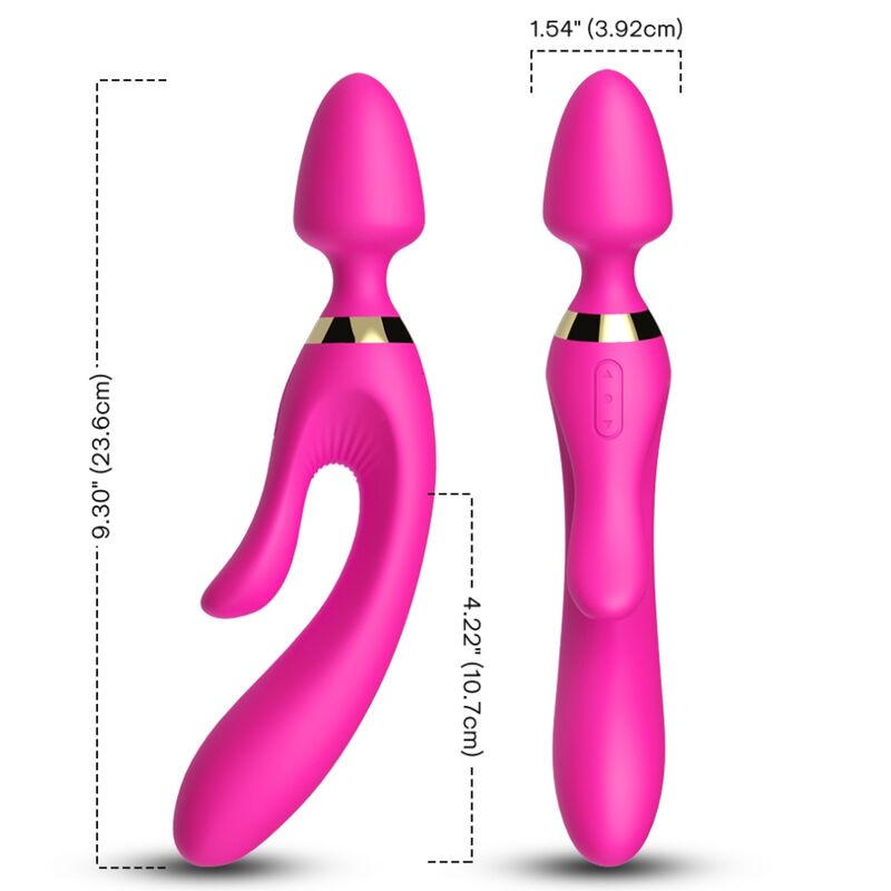 ARMONY - MASSAGER E VIBRADOR COELHO FÚCSIA 1 Armony - massager e vibrador coelho fúcsia