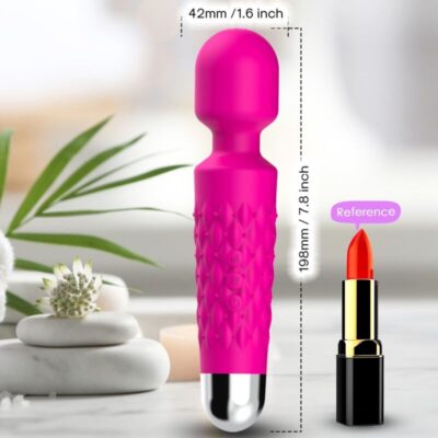 Alternative view of ARMONY - MASSAGER POSTMAN E VIBRADOR CABEÇA SUPER FLEXÍVEL FÚCSIA