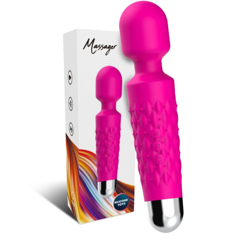 ARMONY - MASSAGER POSTMAN E VIBRADOR CABEÇA SUPER FLEXÍVEL FÚCSIA 4 Armony - massager postman e vibrador cabeça super flexível fúcsia - image 4