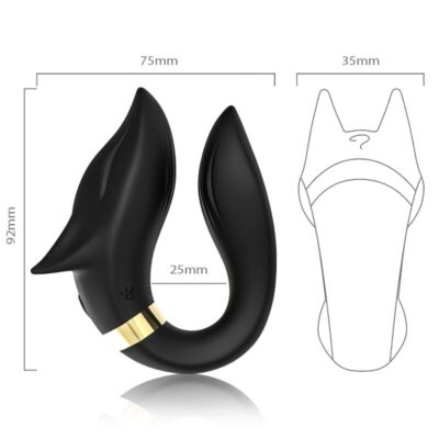 Armony - vibrador fox para casais controle remoto preto armony for couples caliente. Pt