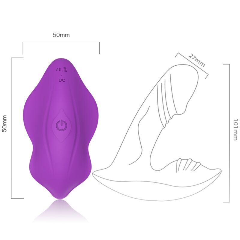 ARMONY - VIBRADOR DE APITO CONTROLE REMOTO INTRODUZÍVEL ROXO 2 Armony - vibrador de apito controle remoto introduzível roxo - image 2
