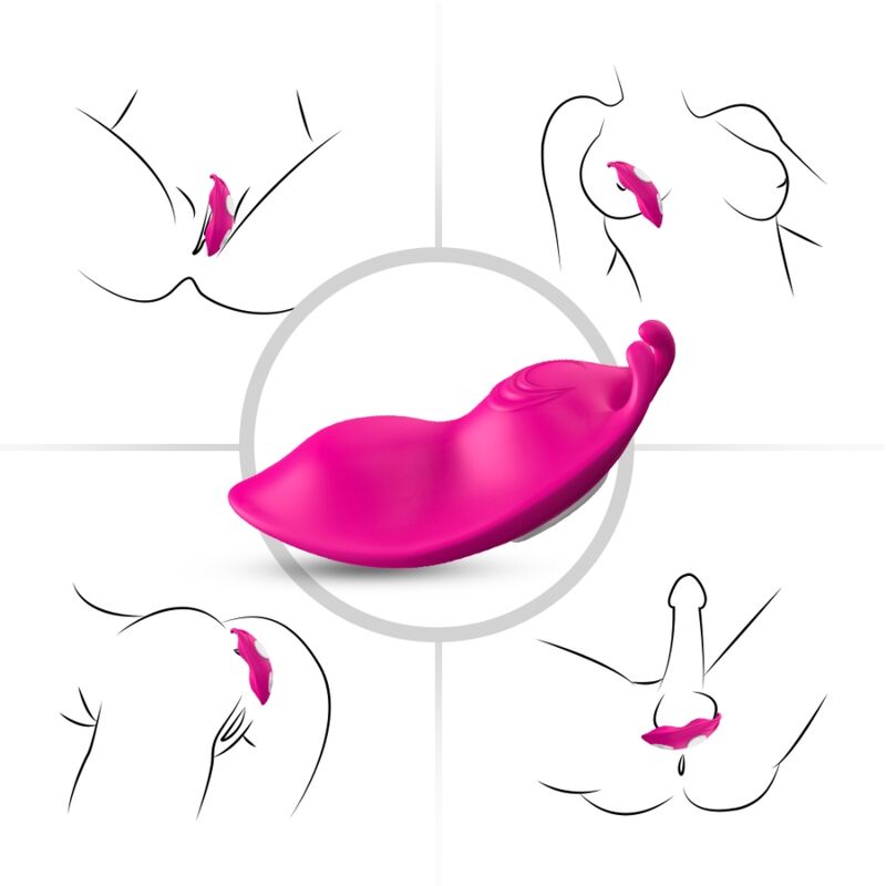 ARMONY - HONEYBEE WEARABLE CALÇAS VIBRADOR G-SPOT FÚCSIA - APLICATIVO GRATUITO 2 Armony - honeybee wearable calças vibrador g-spot fúcsia - aplicativo gratuito - image 2