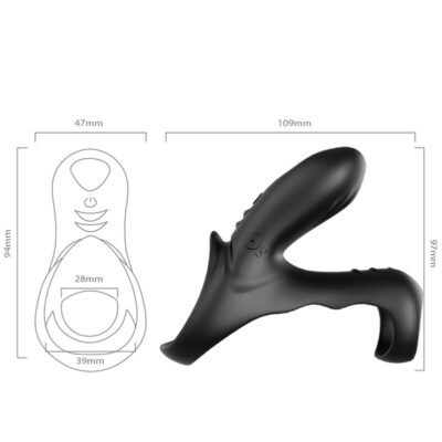 Armony - anel vibrador duplo ranger para casais preto armony for him caliente. Pt