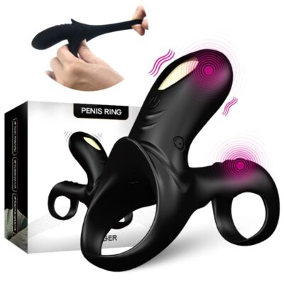 Armony - anel vibrador duplo ranger para casais preto armony for him caliente. Pt