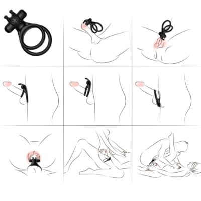 ARMONY - ANEL VIBRADOR DUPLO VIAJANTE PARA CASAIS COELHO PRETO 7 Armony - anel vibrador duplo viajante para casais coelho preto armony for him caliente. Pt