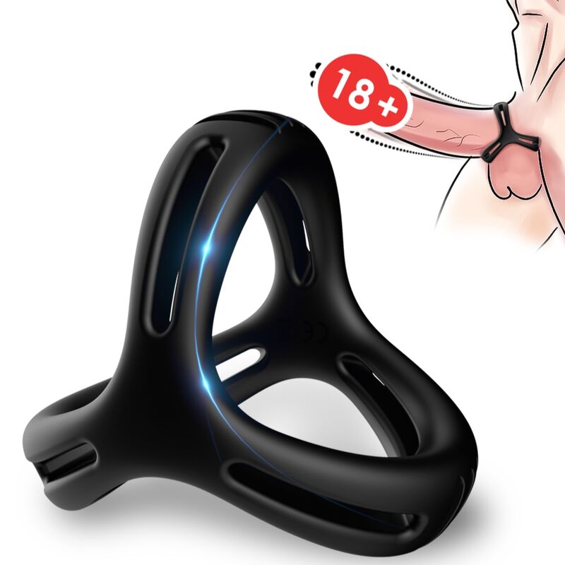 ARMONY - X-RING MULTPOSIÇÃO PRETO 1 Armony - x-ring multposição preto