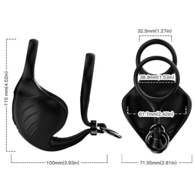 Armony - anel vibrador manta scrotum controle remoto preto armony for him caliente. Pt
