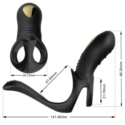 Armony - joy jumper ring vibrador para casais e plug anal controle remoto preto armony for him caliente. Pt