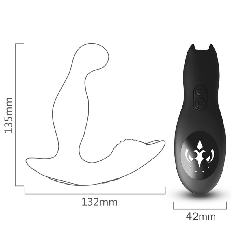 ARMONY - BAT KING VIBRADOR ANAL PRÓSTATA ROTATOR CONTROLE REMOTO PRETO 3 Armony - bat king vibrador anal próstata rotator controle remoto preto - image 3