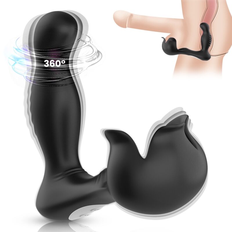 ARMONY - VIBRADOR SURROUND ANAL E ESTIMULADOR TESTICULOS CONTROLE REMOTO PRETO 2 Armony - vibrador surround anal e estimulador testiculos controle remoto preto - image 2