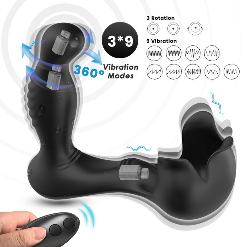 ARMONY - VIBRADOR SURROUND ANAL E ESTIMULADOR TESTICULOS CONTROLE REMOTO PRETO 1 Armony - vibrador surround anal e estimulador testiculos controle remoto preto