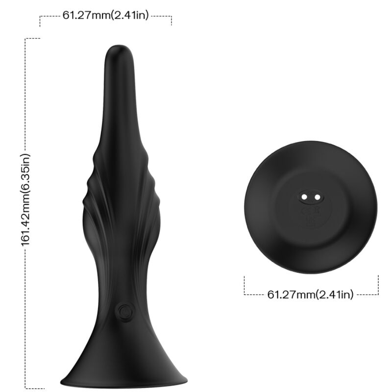 ARMONY - VIBRADOR E PLUG ANAL CONTROLE REMOTO PRETO 3 Armony - vibrador e plug anal controle remoto preto - image 3