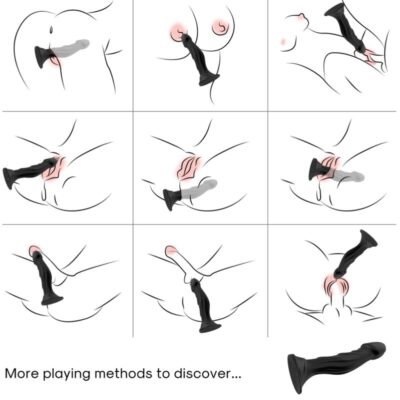 Alternative view of ARMONY - VIBRADOR DILDO E PLUG ANAL CONTROLE REMOTO PRETO