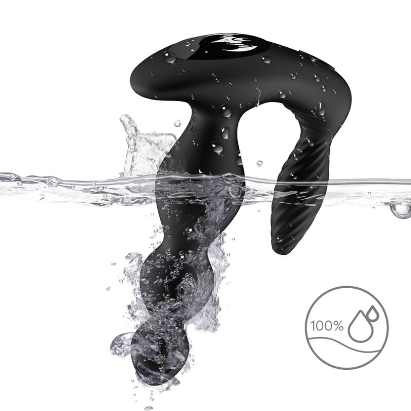 ARMONY - VIBRADOR E ESTIMULADOR MANFUN PLUG ANAL CONTROLE REMOTO PRETO 3 Armony - vibrador e estimulador manfun plug anal controle remoto preto - image 3