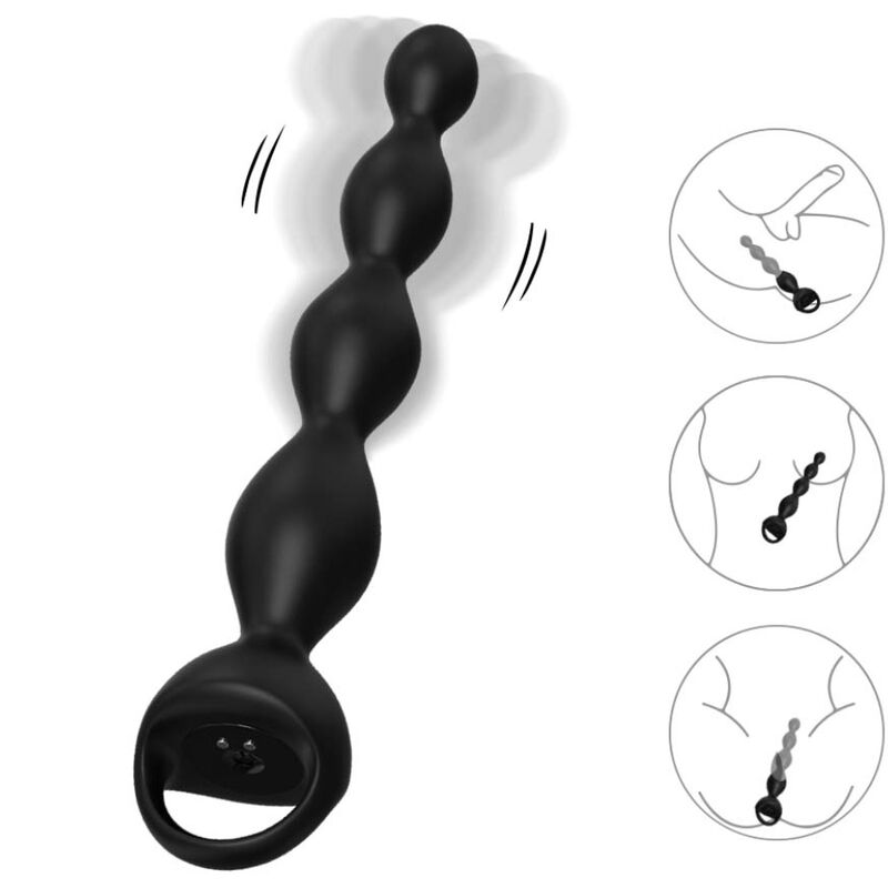 ARMONY - PLUG ANAL DE DEDO VIBRADOR PRETO 1 Armony - plug anal de dedo vibrador preto