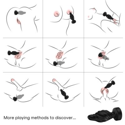 Alternative view of ARMONY - VIBRADOR E PLUG ANAL CONTROLE REMOTO PRETO