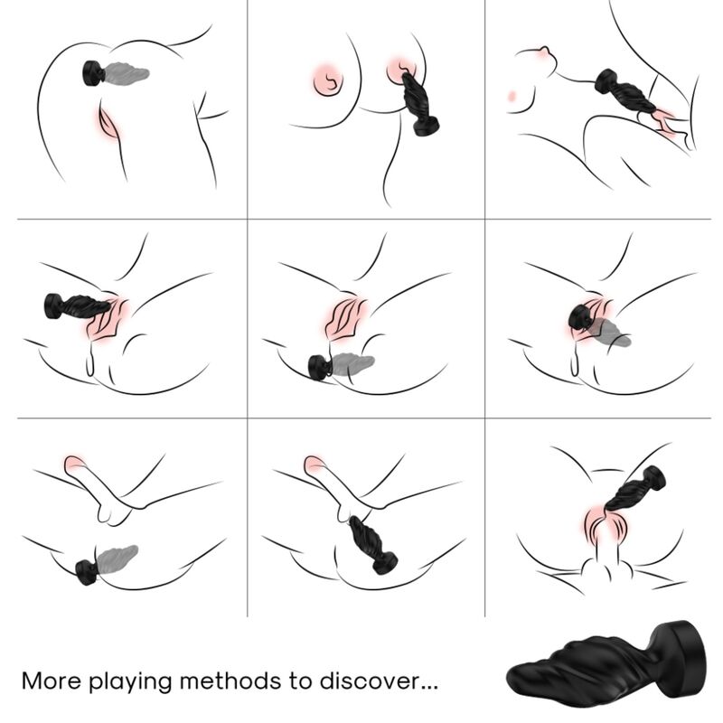 ARMONY - VIBRADOR E PLUG ANAL CONTROLE REMOTO PRETO 2 Armony - vibrador e plug anal controle remoto preto - image 2