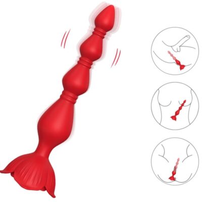 Alternative view of ARMONY - PAGODE VIBRADOR ROSA E PLUG ANAL VERMELHO