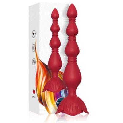 Armony - pagode vibrador rosa e plug anal vermelho armony anal caliente. Pt