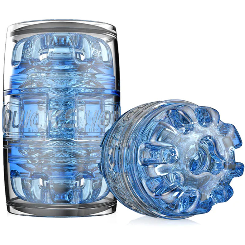 FLESHLIGHT - MASTURBADOR QUICKSHOT TURBO AZUL GELO 1 Fleshlight - masturbador quickshot turbo azul gelo
