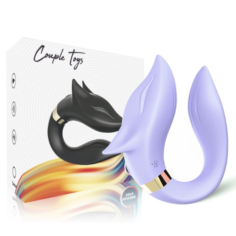ARMONY - VIBRADOR FOX PARA CASAIS COM CONTROLE REMOTO ROXO 4 Armony - vibrador fox para casais com controle remoto roxo - image 4