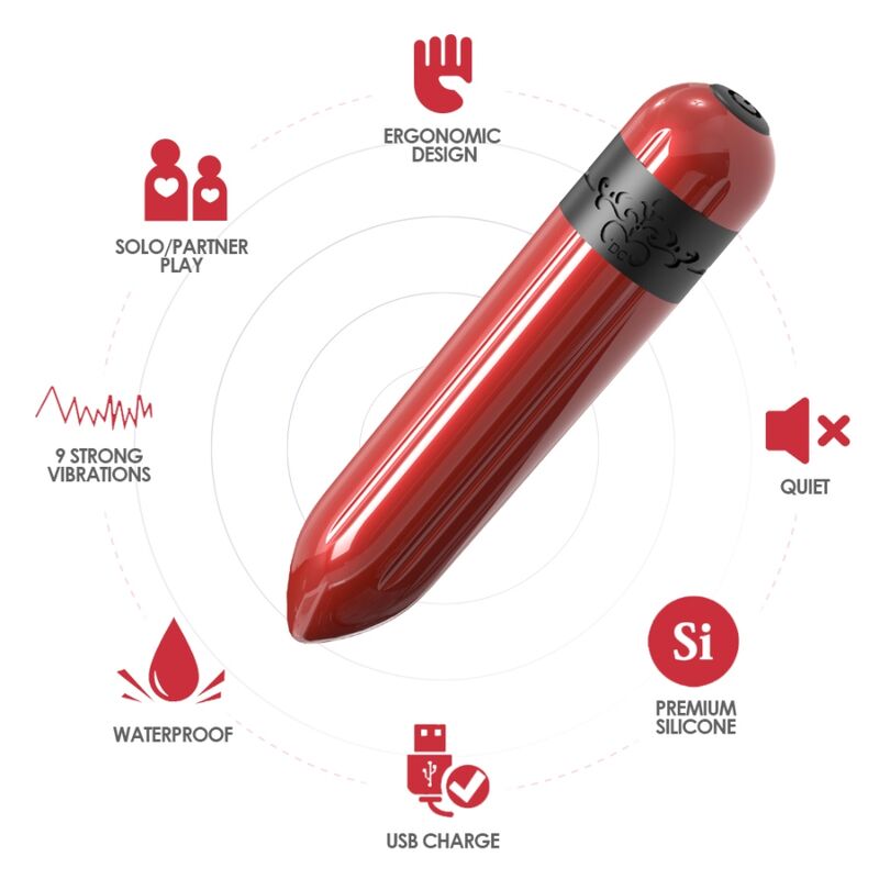 ARMONY - FOGUETE VIBRADOR BALA CONTROLE REMOTO FÚCSIA 3 Armony - foguete vibrador bala controle remoto fúcsia - image 3