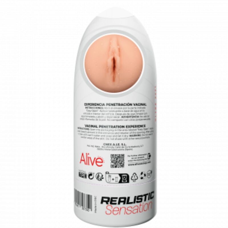 ALIVE - FLEX MASTURBADOR MASCULINO VAGINAL TAMANHO M 3 Alive - flex masturbador masculino vaginal tamanho m - image 3