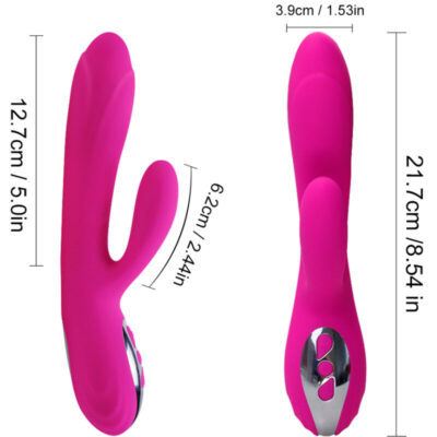 ARMONY - VIBRADOR E ESTIMULADOR FLEXÍVEL COM EFEITO DE CALOR FÚCSIA 7 Armony - vibrador e estimulador flexível com efeito de calor fúcsia - image 2