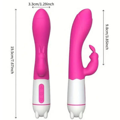Alternative view of ARMONY - HAPPY VIBRADOR E ESTIMULADOR DE COELHO FÚCSIA