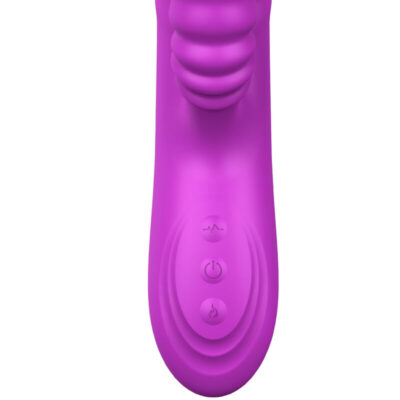 Armony - vibrador multifuno angelia com língua estimulante efeito calor violeta armony vibrators caliente. Pt