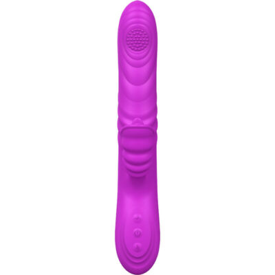 Armony - vibrador multifuno angelia com língua estimulante efeito calor violeta armony vibrators caliente. Pt