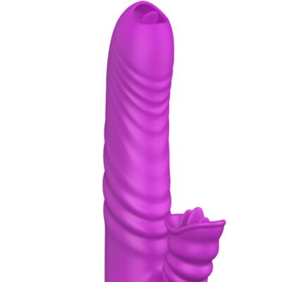 Armony - angelia vibrador multifuno língua dupla efeito de calor violeta armony vibrators caliente. Pt