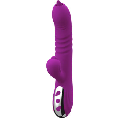 Armony - fairy multifuno vibrador de língua dupla efeito de calor violeta - image 2
