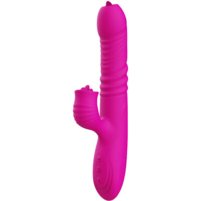 Armony - vibrador fanny multifunção língua dupla efeito calor rosa armony vibrators caliente. Pt
